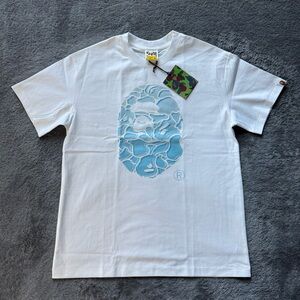 BAPE ABC Sea Surface Camo Ape Head Tee